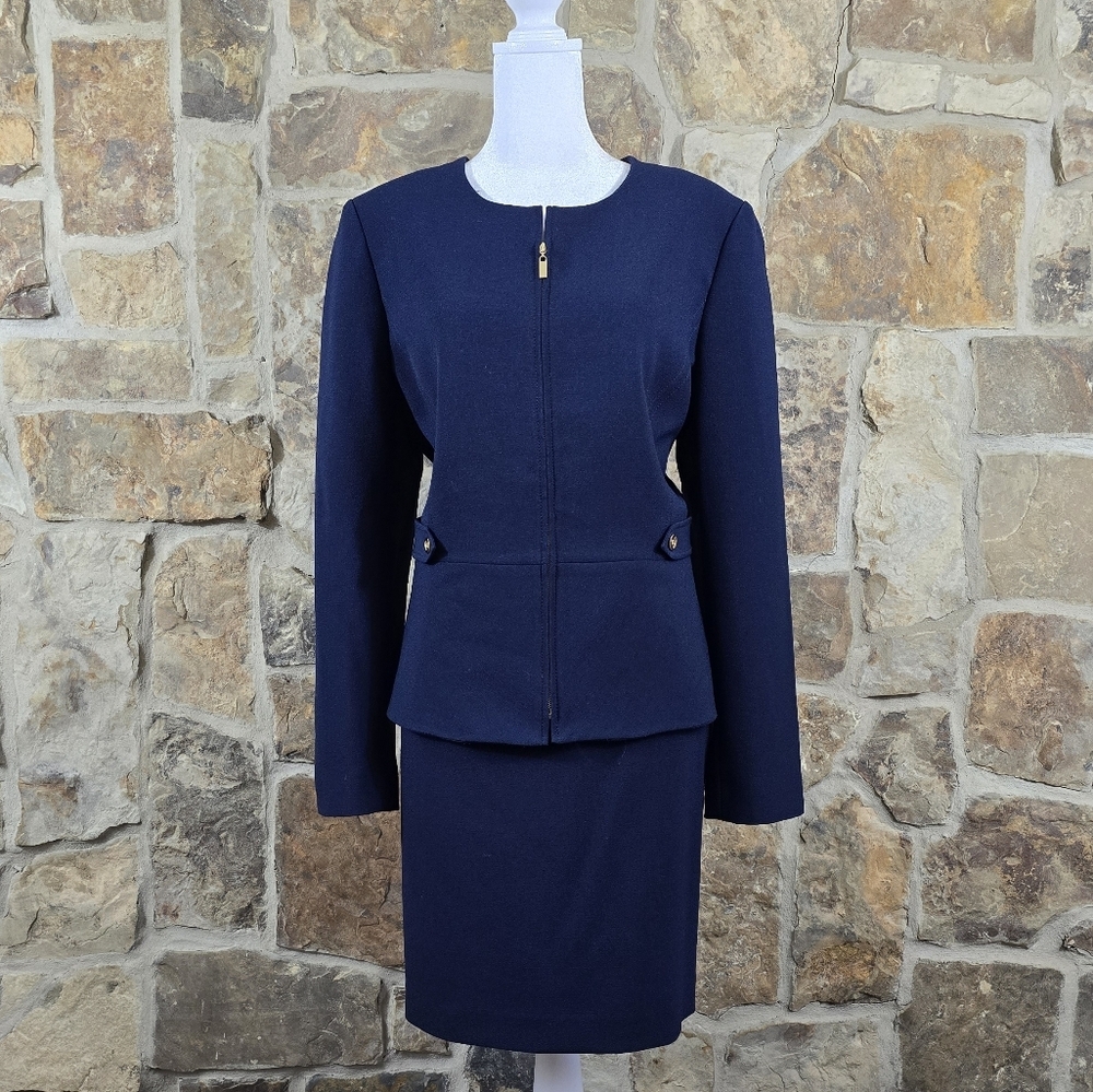 Tahari 12 12P Skirt Suit Set - Picture 2 of 9